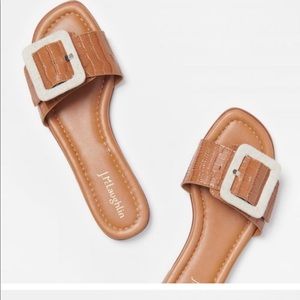 J. McLaughlin Bella Buckle Slide Flat Sandal 6